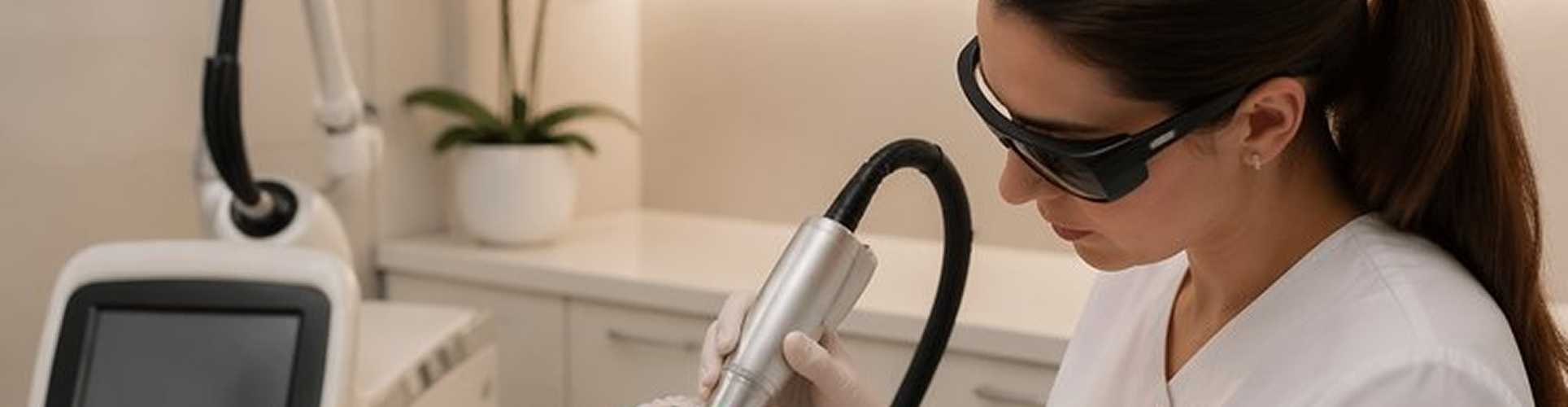 Лазерная терапия с чисткой, проводимая врачом в Essence Clinic